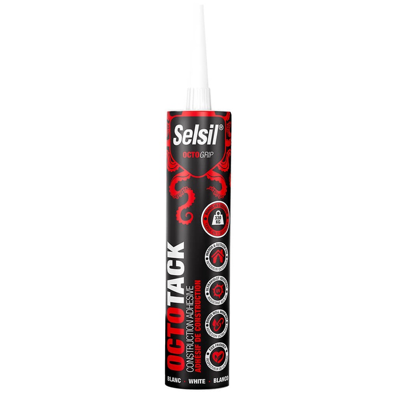 Selsil OctoTACK 290 ml White Construction Adhesive