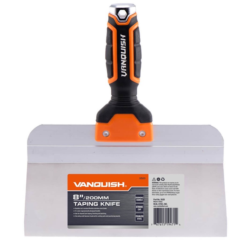 Vanquish 8 in. Stainless Steel Drywall Taping Knife