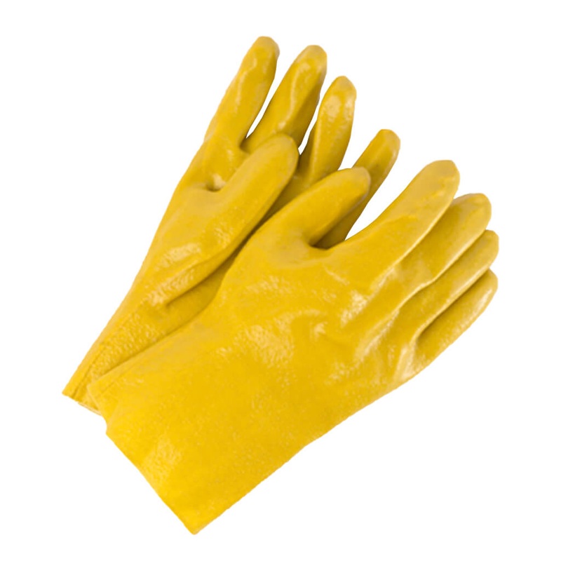 Wayne Safety 11I-HGI114YU 14 in. Men’s Yellow PVC Gloves