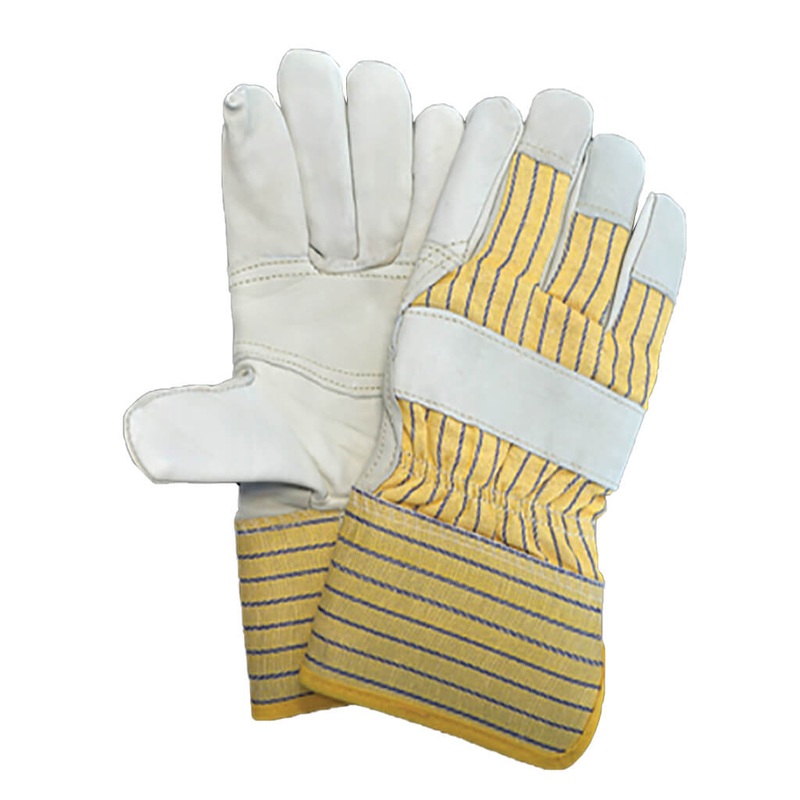 Wayne Safety 90W-7MSRLDP-BOA Large Men’s Patch Palm BOA-Lined Cowgrain Leather Fitter’s Gloves