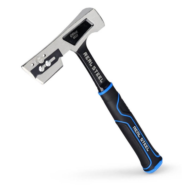 REAL STEEL 0522 28-oz. Forged One-Piece Steel Shingler Hatchet with Blade