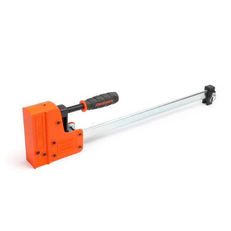 Jorgensen 8018 18 in. x 3-7/8 in. Cabinet Master 90-Degree Parallel Jaw Bar Clamp