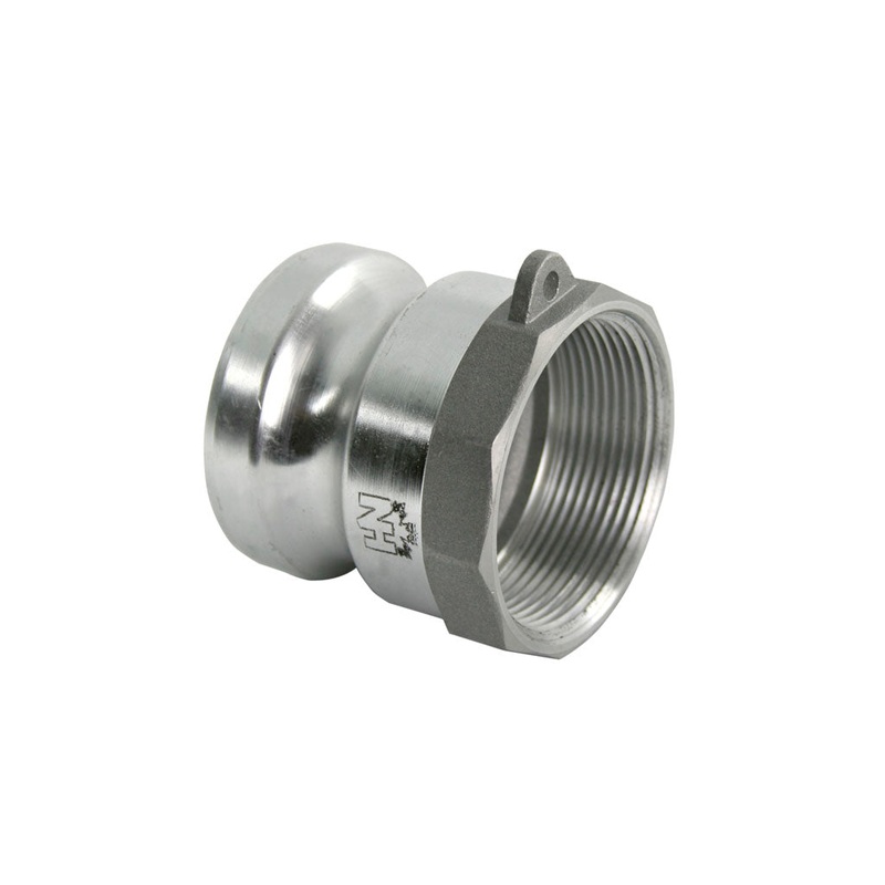 NATIONAL HOSE 200-AA 2 in. Camlock Aluminium Coupling Male to Female Thread