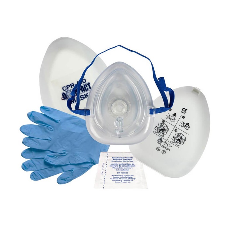 Wasip F5018401 First Aid CPR Rescue Mask Kit (4-Piece)