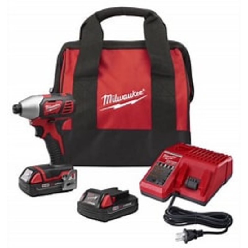 MILWAUKEE 2656-22CT M18 1/4 Inches HEX IMPACT DRIVER KIT