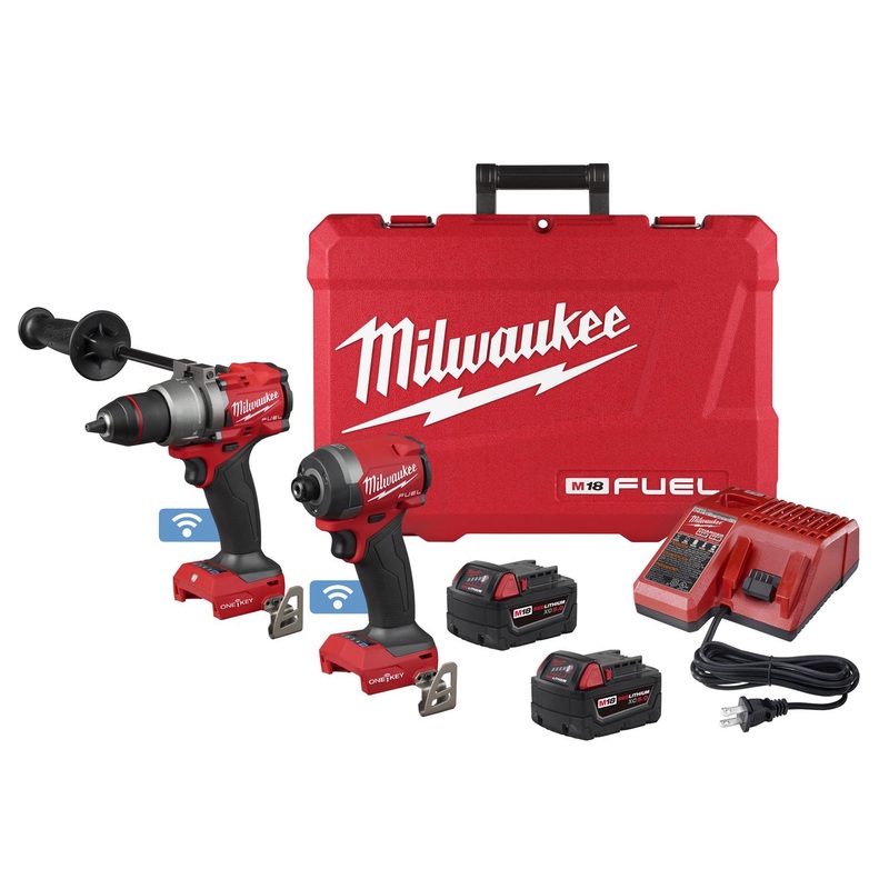 Milwaukee 3696-22 M18 FUEL 2-Tool Combo Kit with One-Key
