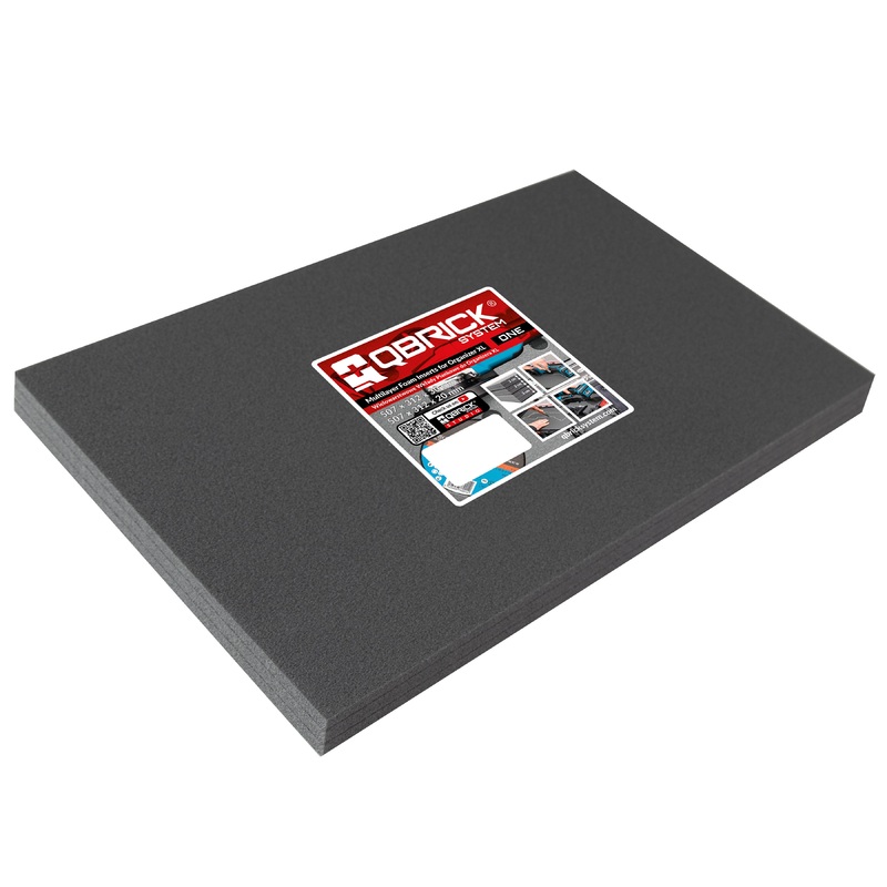 QBRICK MULTIL FOAM INSERTS FOR SYSTEM ONE ORGANIZER XL/2XL