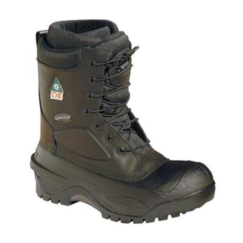 Baffin 71570238 Men’s CSA 8 in. Black Workhorse Metal-Free Waterproof -60-Degree Winter Safety Work Boots