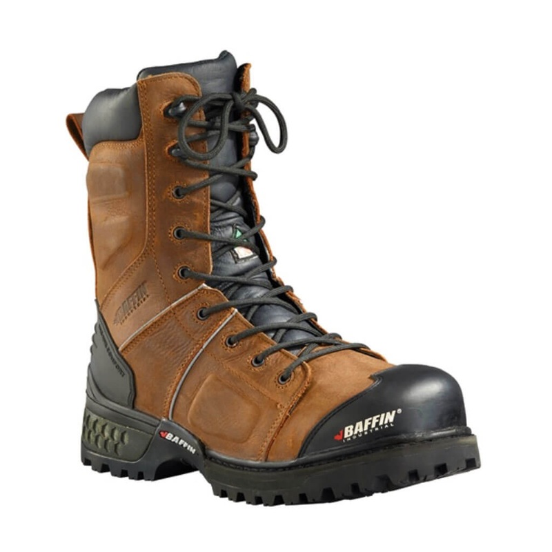 Baffin MNSTMP01 Men’s CSA 8in. Brown Monster Metal-Free Leather Waterproof Safety Work Boots