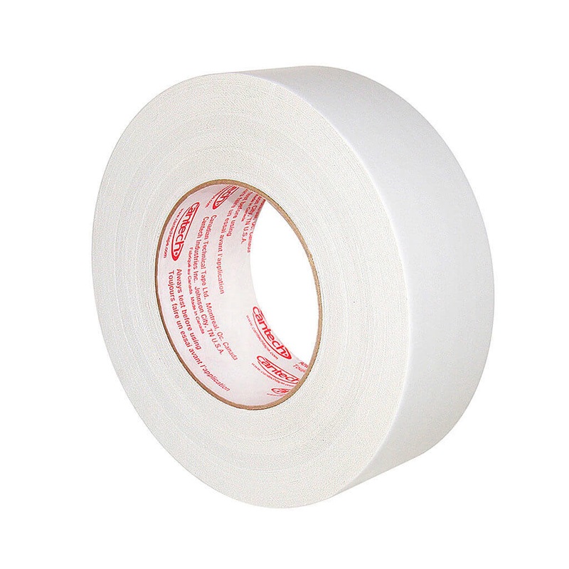 Cantech 2 in. x 33 m. White Double-Sided Cloth Tape