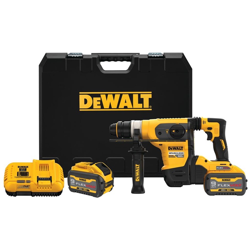 DEWALT DCH416X2 60VMAX FLEX SDS PLUS HAMMER KIT 1-1/46.0AH