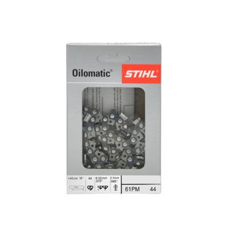 STIHL 3610 002 0044/61PMMC344E 0.375 in. x 0.043-Gauge 44 Drive Links Chainsaw Chain