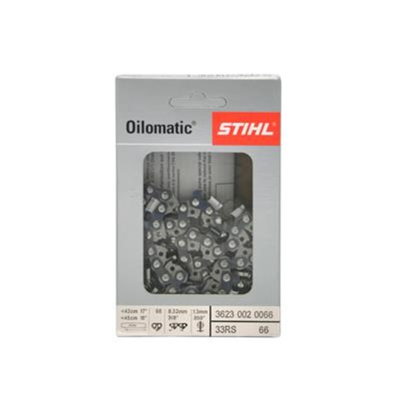 STIHL 3623 002 0066/33RSC66E 0.375 in. x 0.050-Gauge 66 Drive Links Chainsaw Chain