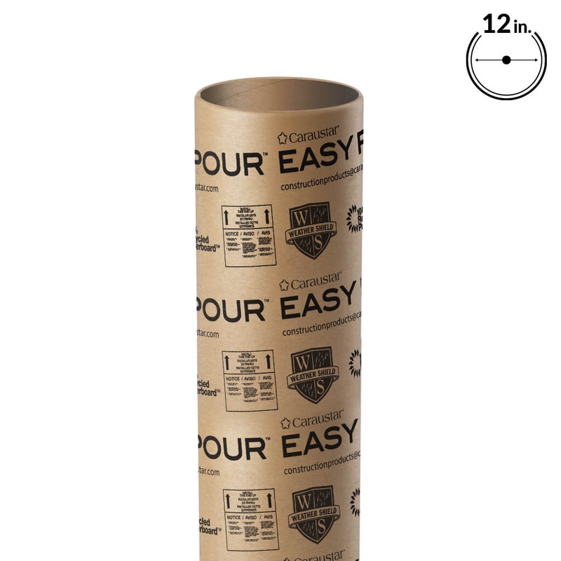 6 in. x 12 ft. Handiform Green Line Concrete Forming Tube (sizes may vary +/- 1/2)