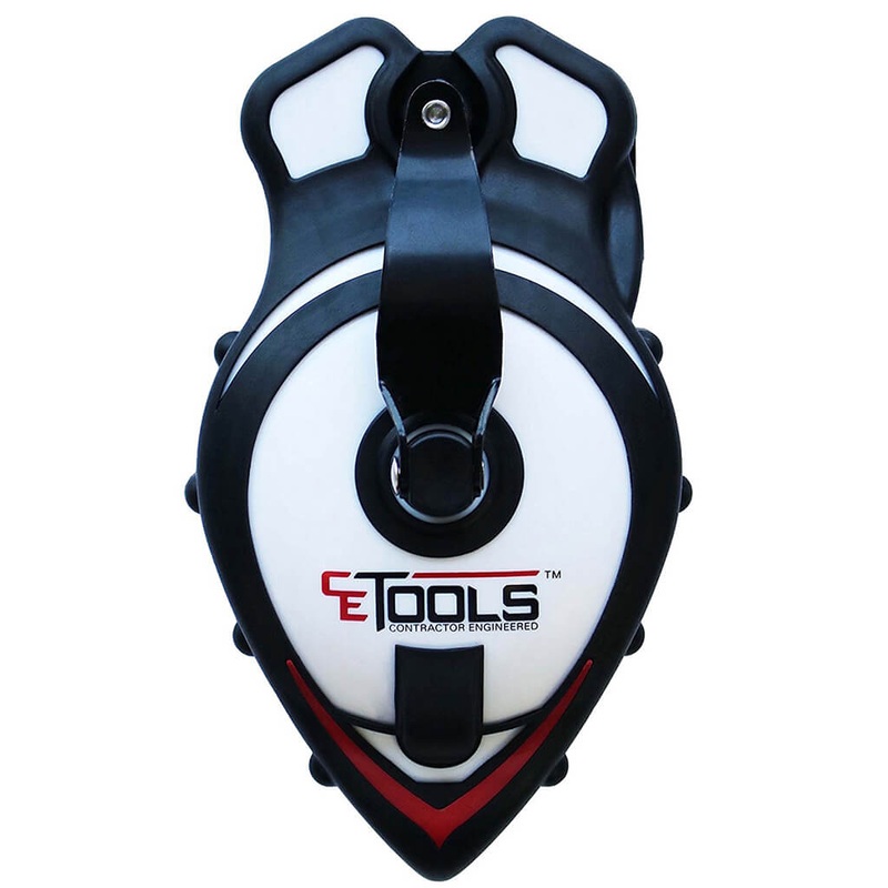 CE Tools SnapBack Chalk Line With Self-Releasing Tip