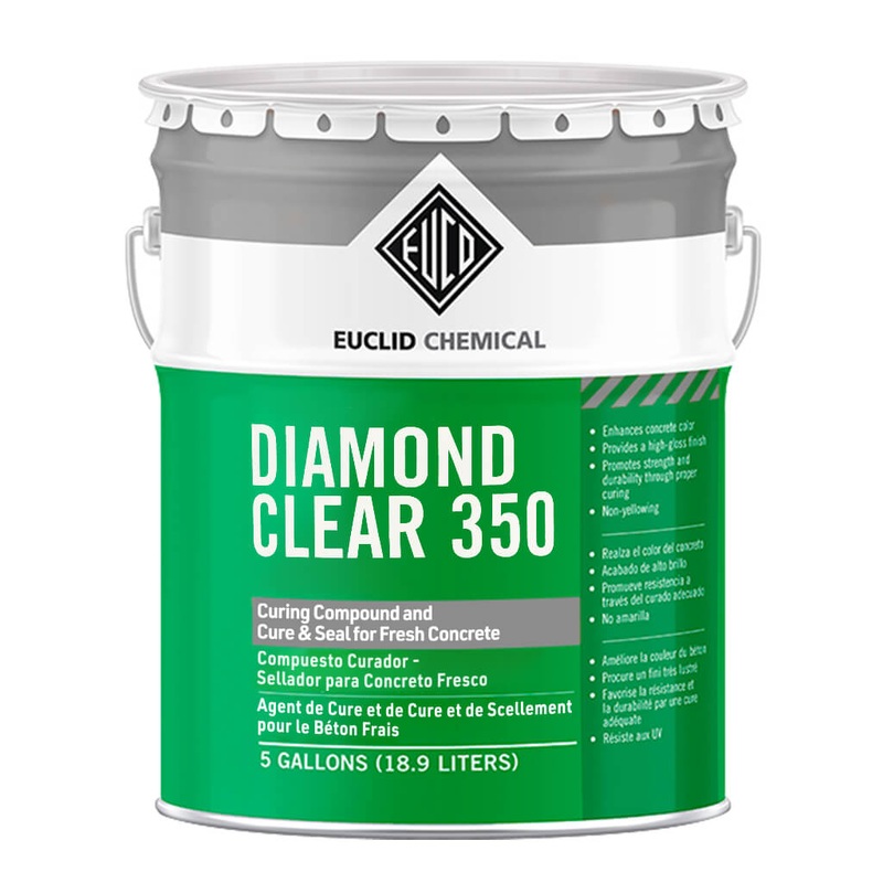 Euclid Diamond Clear 350 Concrete Sealer, 5 Gal