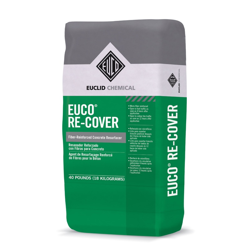 Euclid Euco Re-Cover 40 lb. Fibre Reinforced Concrete Resurfacer