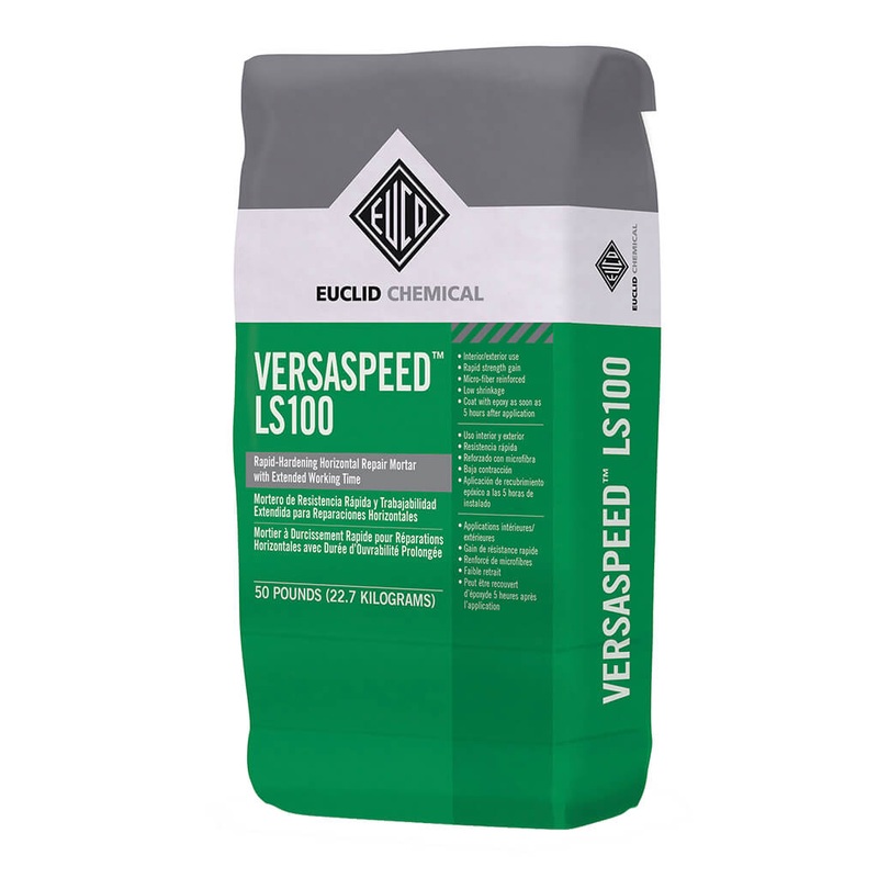 Euclid Versaspeed LS100 50 Lbs Rapid Hardening Horizontal Repair Mortar
