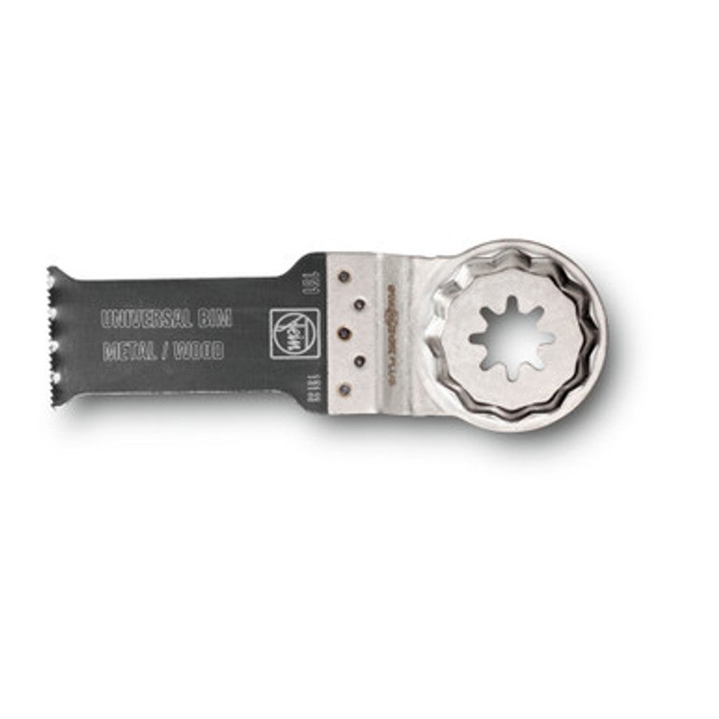 FEIN 63502151290 1-1/8 in. x 2-3/8 in. STARLOCK PLUS E-Cut Universal Bi-Metal Metal & Wood Oscillating Multi-Tool Saw Blade (10-Pack)