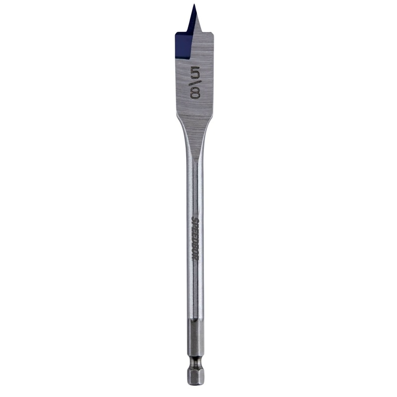 IRWIN 88810 Speedbor 5/8 in. x 6 in. Standard Length Blue Groove Point Spade Bit
