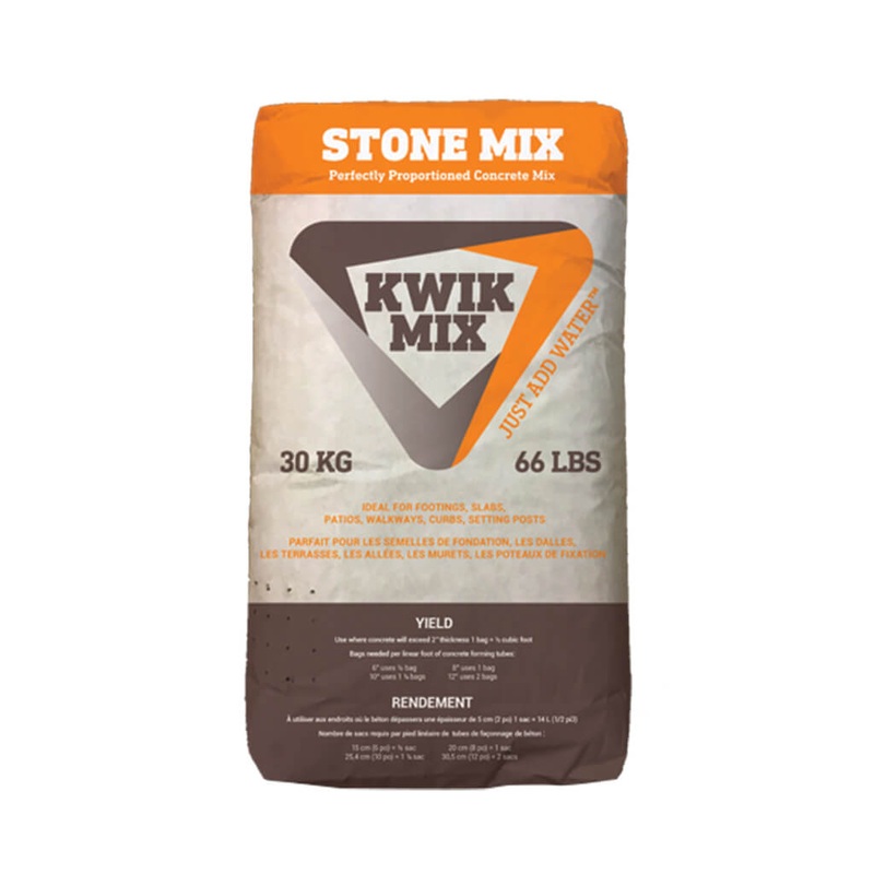 KWIK MIX 30 kg. Concrete Stone Mix
