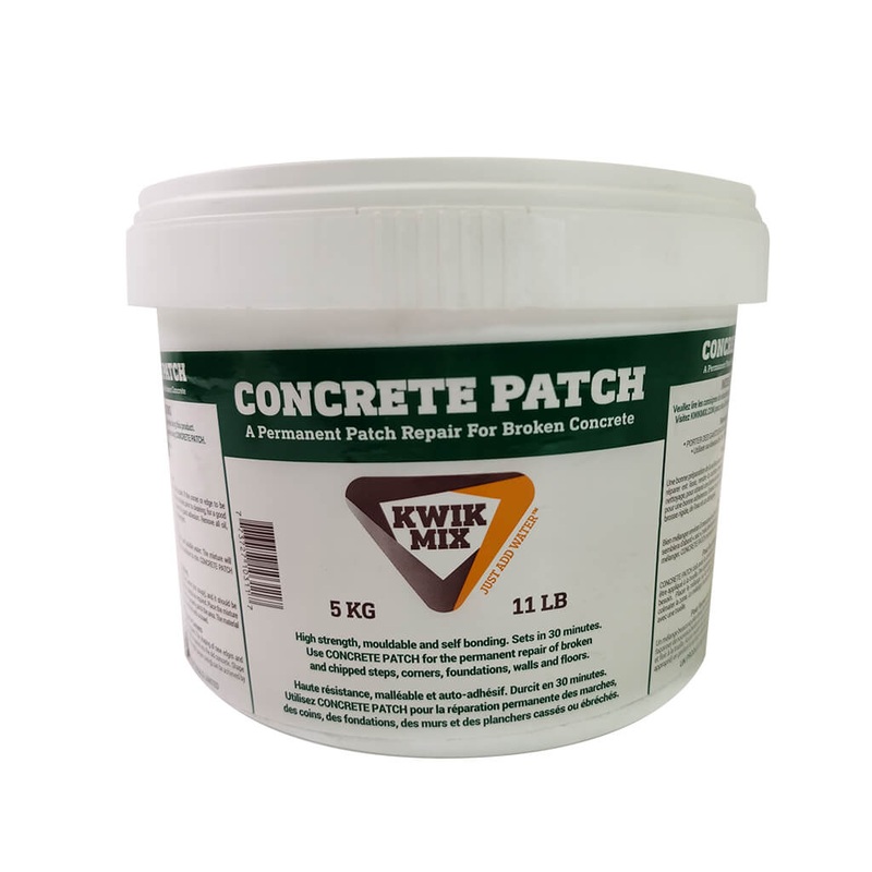 KWIK MIX 5 kg. Grey Build and Restore Concrete Patch