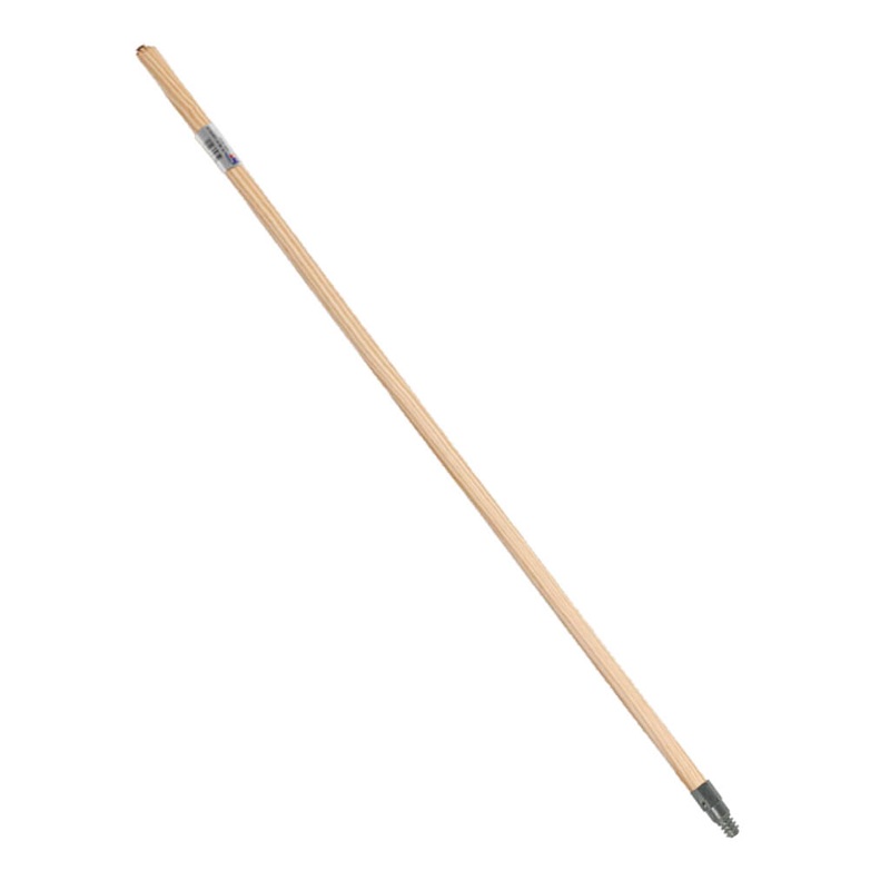 M2 FH-W354MT 54 in. x 15/16 in. Threaded Wooden Metal Tip Broom and Mop Handle