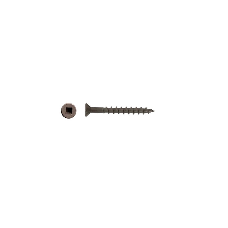 DuraDrive #8 x 1-1/2 in. Flat Head Square Drive Flat Head Square Drive Construction Screws (5,000 Pe