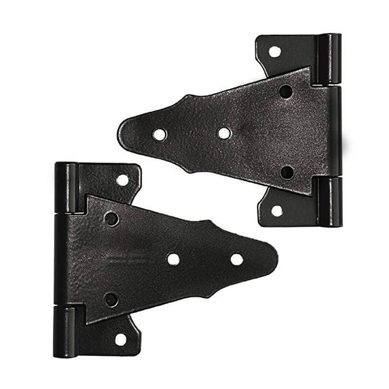 Nuvo Iron 6 in. Black Gate Tee Hinges