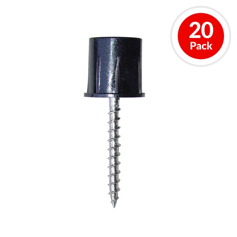 Nuvo Iron SMDRA Surface Mount Deck Railing Adapter Hardware Connector for 3/4 Round Balusters (20-Pack)