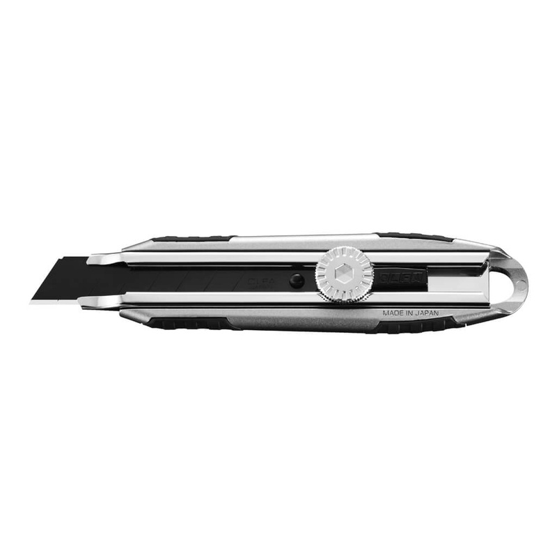 Olfa Ratchet Lock Utility Knife w/Aluminum Die Cast Handle 18mm