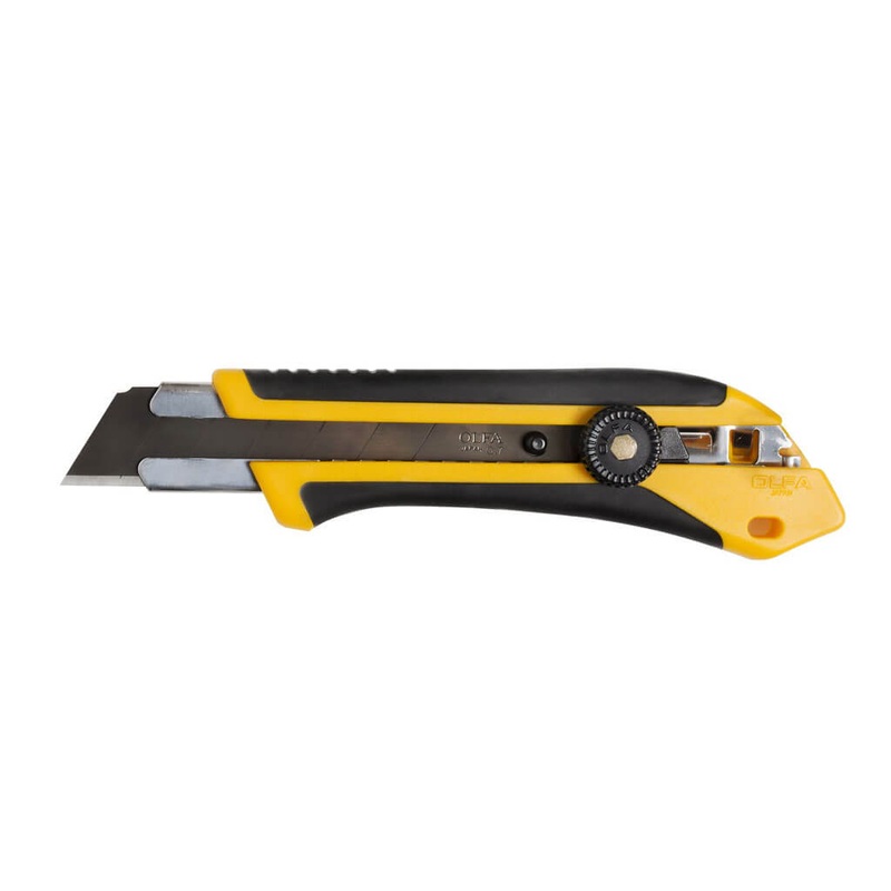 Olfa Ratchet Lock Utility Knife w/Anti-Slip Grip 25mm