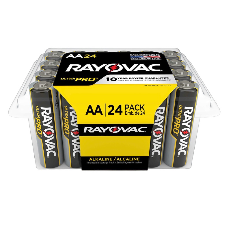 RAYOVAC ULTRA-PRO Alkaline AA Battery (24-Pack)