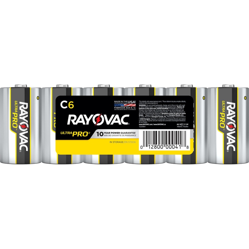 RAYOVAC ULTRA-PRO Alkaline C Battery (6-Pack)