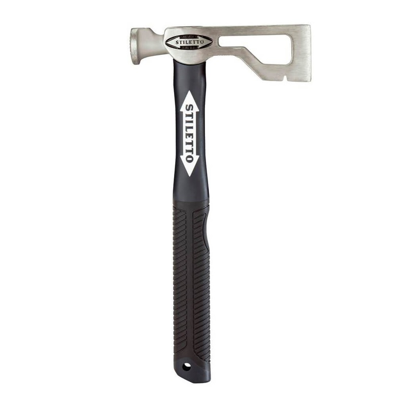 Stiletto DRYAXE9-F 9 oz. Milled Face Titanium Drywall Hatchet with Fiberglass Handle