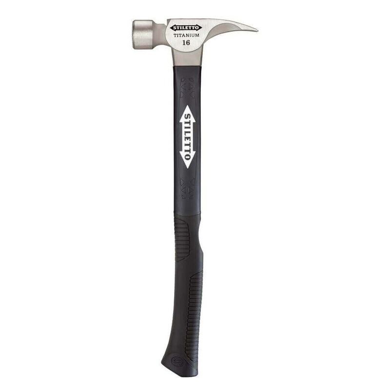 Stiletto TI16MC-F 16 oz. Milled/Curved Titanium Hammer with Fiberglass Handle