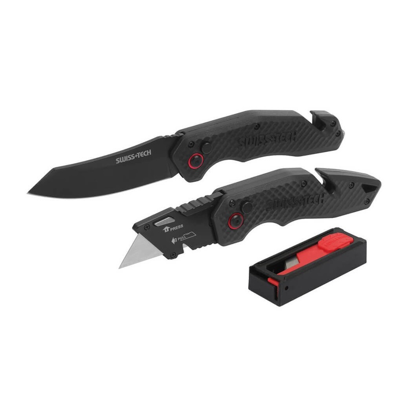 SWISS+TECH Quick Opening Knife Set
