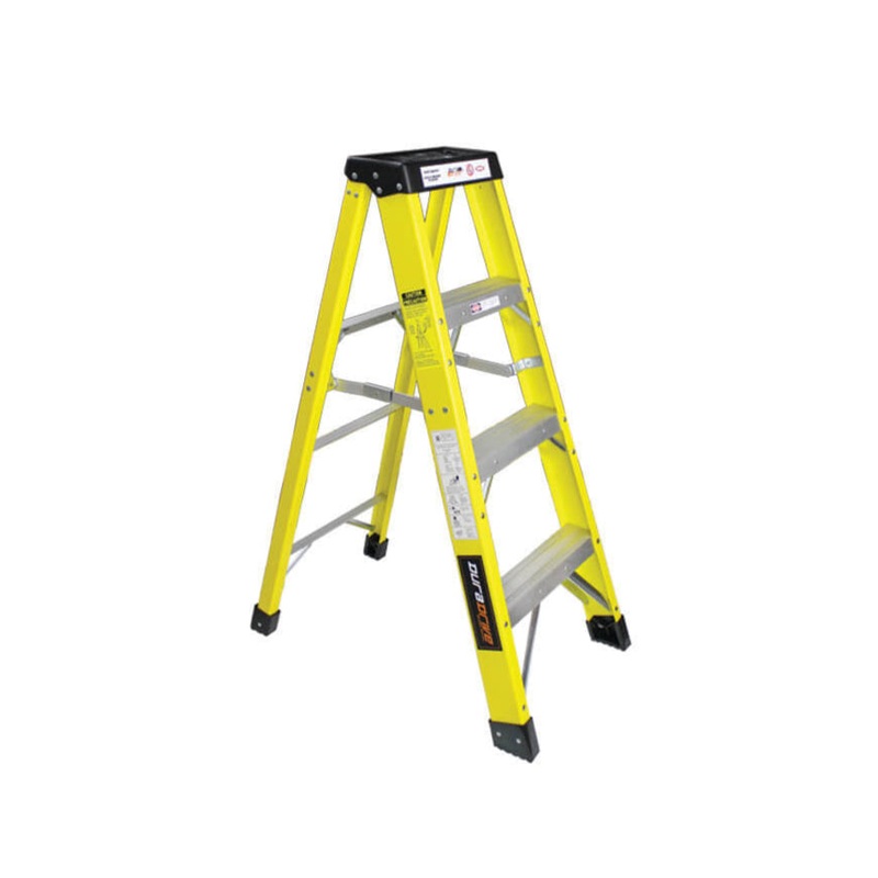 DuraDrive 4 ft. Fiberglass Step Ladder, 300 Lbs. Grade 1A