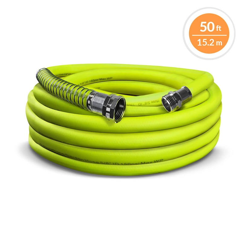 DuraDrive 5/8 in. x 50 ft. Lime Hybrid Polyurethane Garden Hose