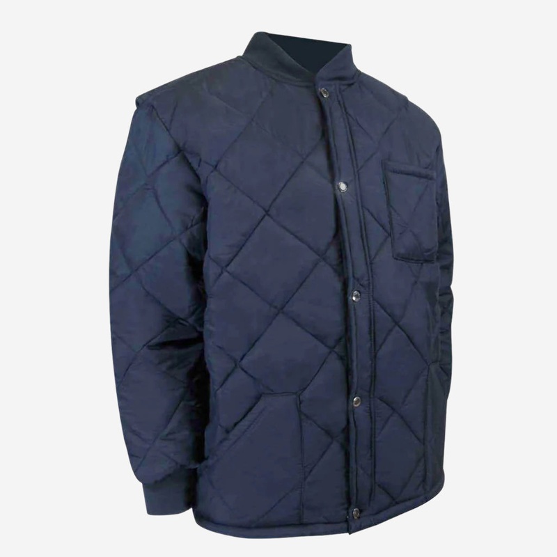 Jackfield 70-537 Navy Fleece Lined Freezer Jacket