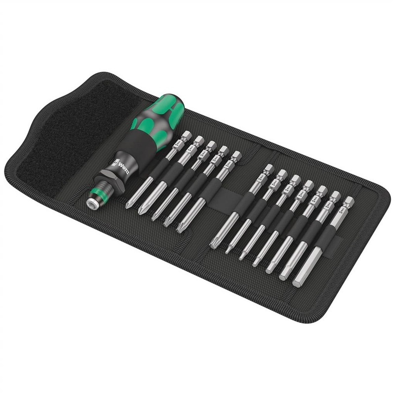 Wera Compact Bicycle Screwdriver and Bit Set (13-PC)