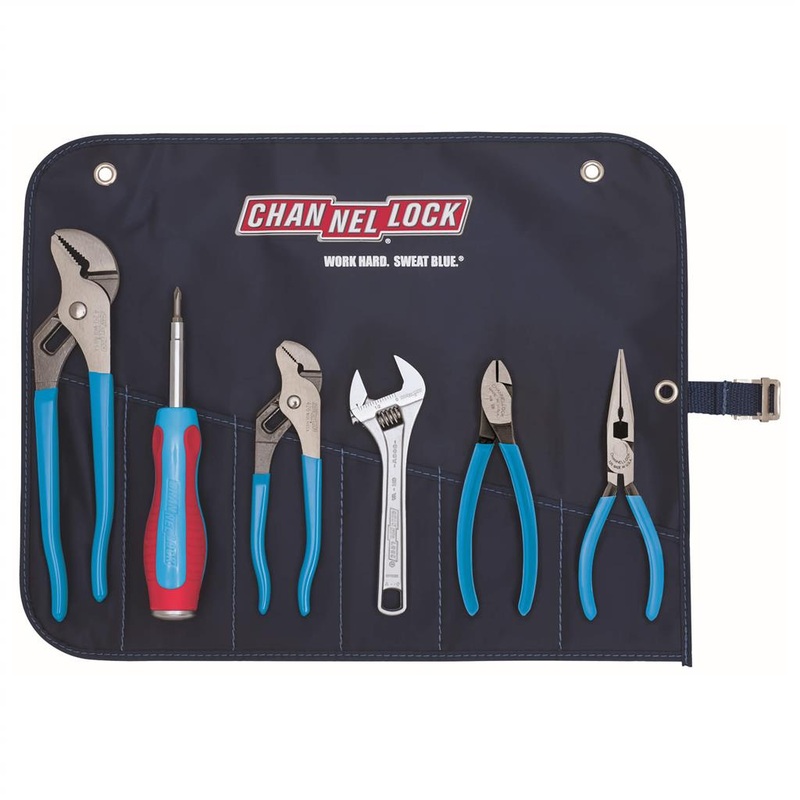 Channellock GP-7 Professional Tool Set With Tool Roll (6Pieces)