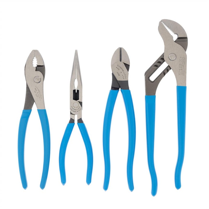 Channellock PC-41 Pros Choice Pliers Set (4Pieces)
