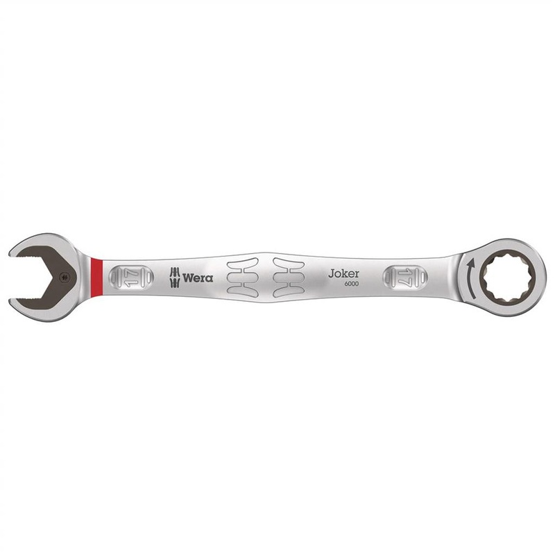 Wera 05073277001 6000 Joker SW 17 mm SB Metric Ratcheting Combination Wrench
