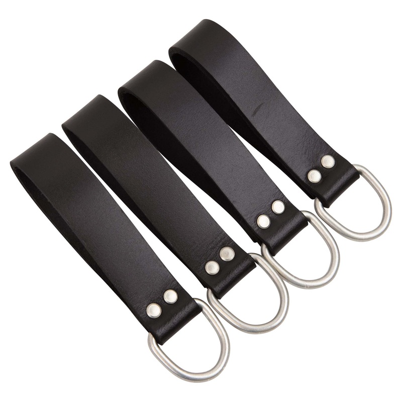Bossa Leather Suspender Connector Loops (4-Pack)