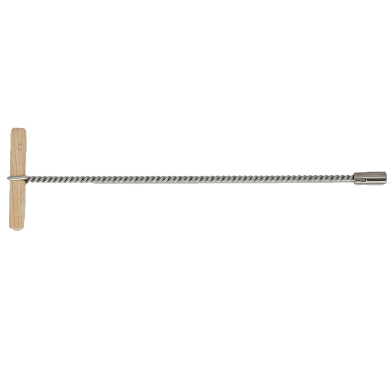 DuraDrive 12 in. Premium Cleaning Wire Brush Manual With Wood Handle