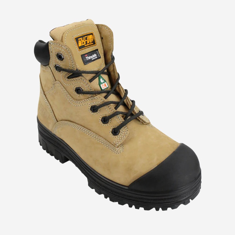 DuraDrive Men’s CSA TUNDRA 6 in. Composite Toe Metal Free Cow Nubuck Insulated Work Boots