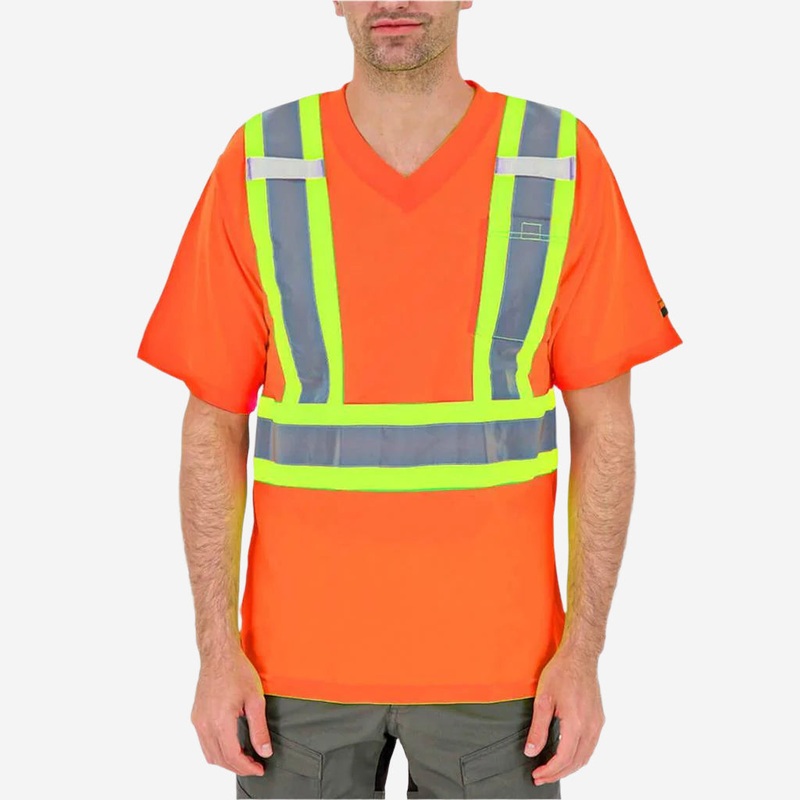 DuraDrive Men’s Hi-Vis Cooling Mesh Short Sleeve Safety T-Shirt