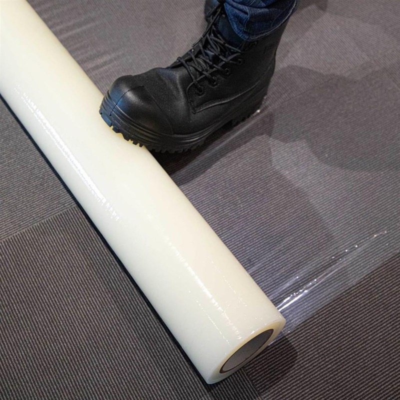 Gekko 36 in. x 500 ft. Clear Protective Carpet Film