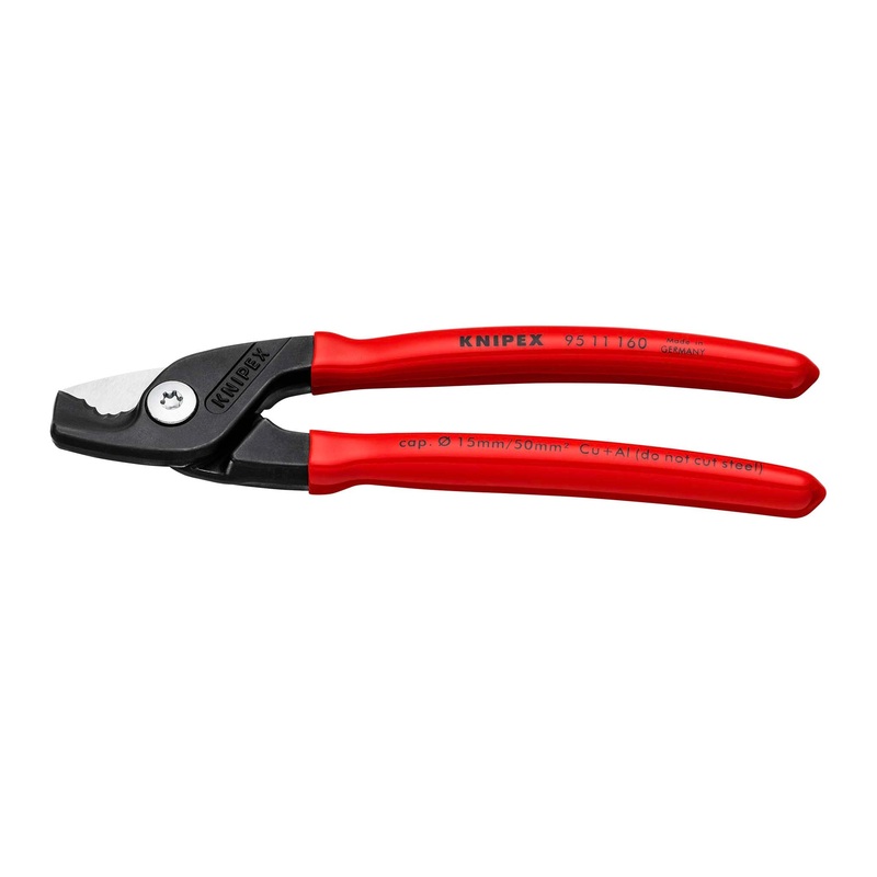 KNIPEX 95 11 160 SBA STEPCUT CABLE SHEAR 6-1/3